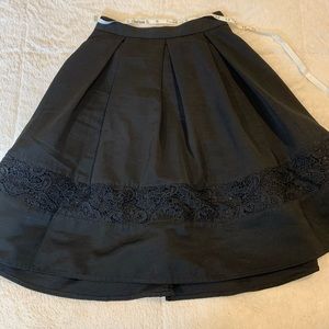 Black A-Line black skirt size 2